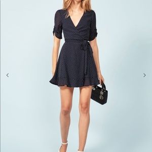 Reformation wrap dress in amazing condition!